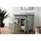 James Martin Vanities Brittany 36in Single Vanity, Sage Green w/ 3 CM Charcoal Soapstone Quartz Top 650-V36-SGR-3CSP - alternate 2